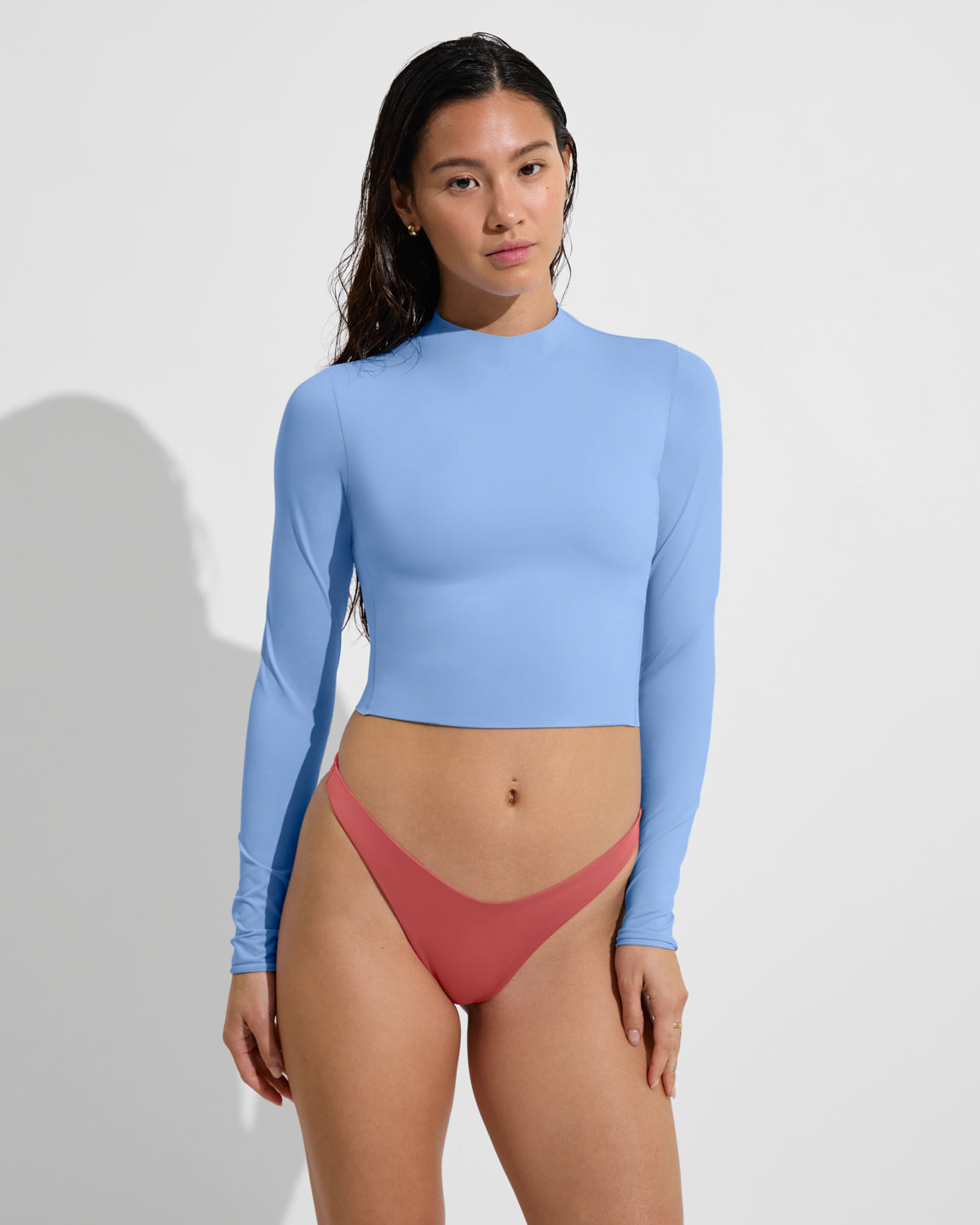 Rays Long Sleeve Top - Blue Skies
