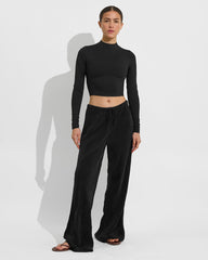 Rays Long Sleeve Top - Jet
