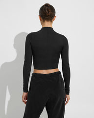 Rays Long Sleeve Top - Jet