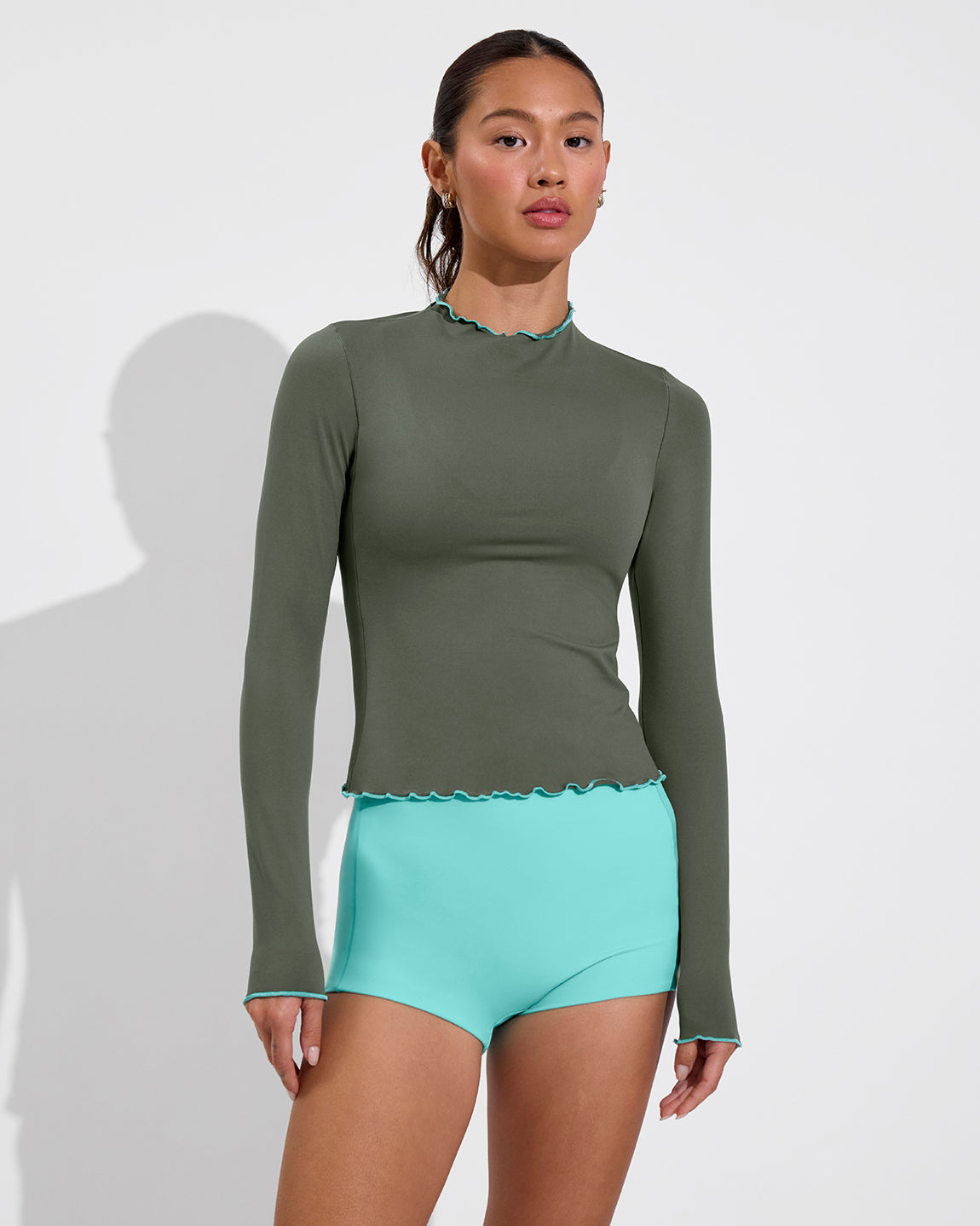 Rays LS Top *Long *Wavy - Agave / Drift