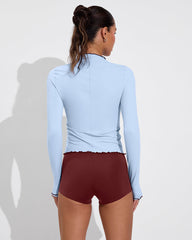 Rays LS Top *Long *Wavy - Blue Skies / Jam