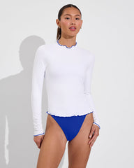 Rays LS Top *Long *Wavy - Coconut / First Place