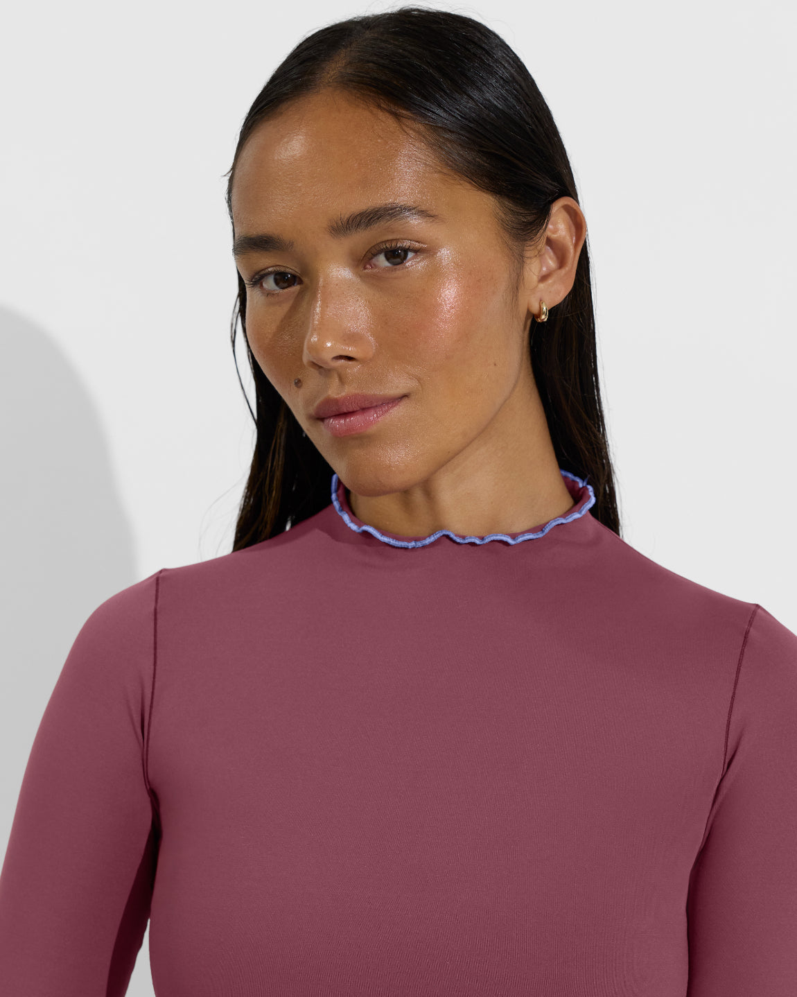 Rays LS Top *Long *Wavy - Desert Plum / Riptide