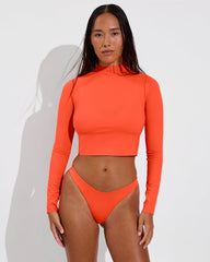 Rays Long Sleeve Top - Aperol