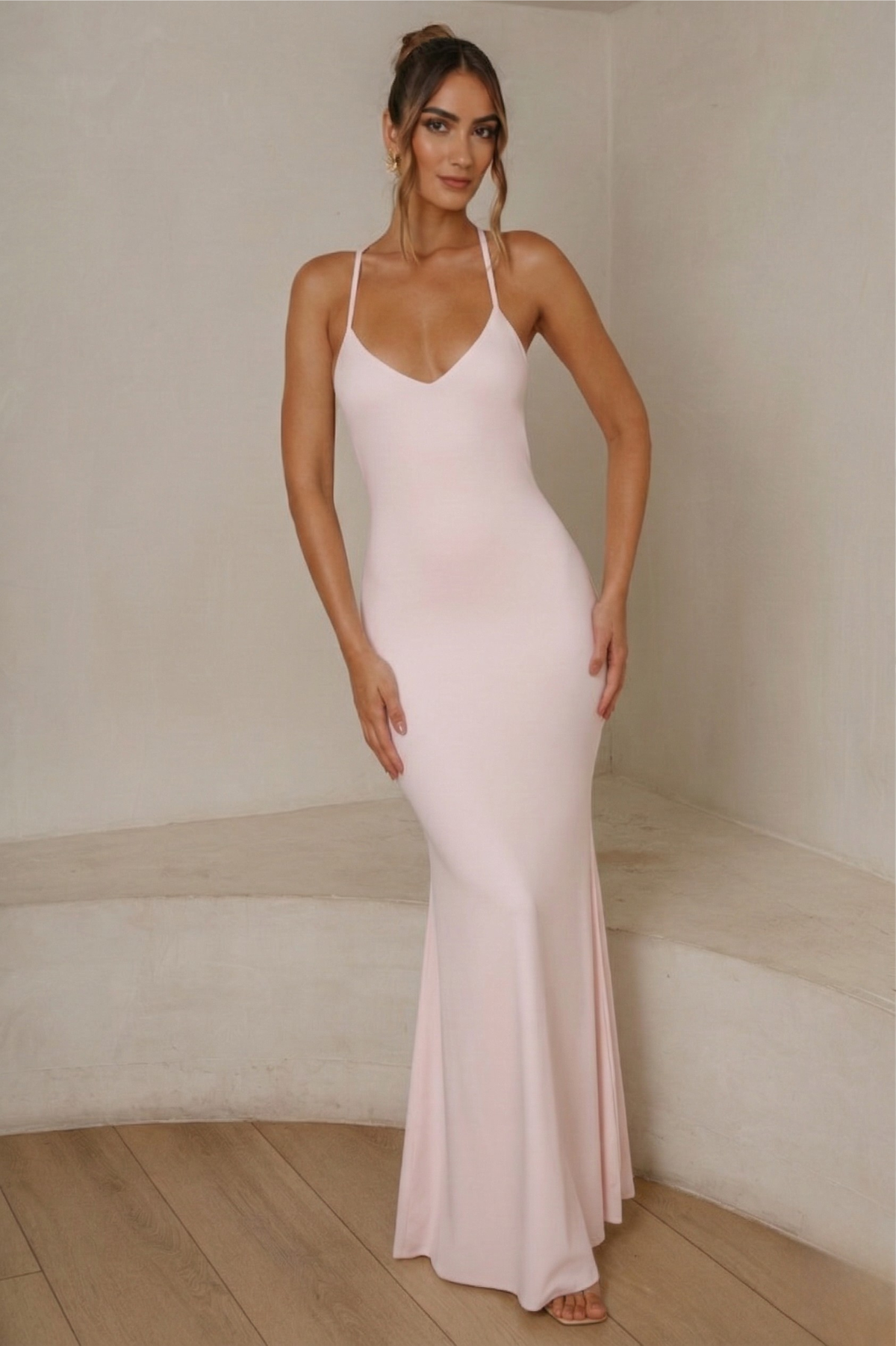 Mercer Dress - Pale Pink (PREORDER)
