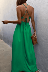 Amal Maxi Dress - Green