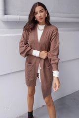 Ariel Knit Cardigan - Chocolate