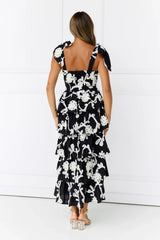 Featherlight Beauty Maxi Dress Black