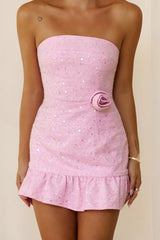 Closet MVP Strapless Mini Dress Pink