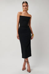 Danna Dress - Black Crepe