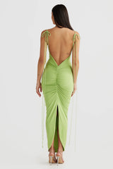 Cleo Dress - Lime
