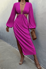 Freya Midi Dress - Orchid