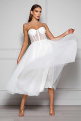 Gabriella Dress - White