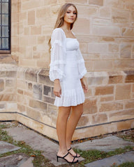 Gail Dress - White