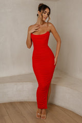 Isabelle Maxi Dress - Red