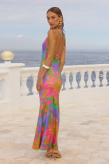 Halston Maxi Dress - Diaz Iris