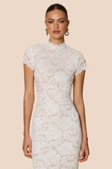 Nookie Alessia Midi Dress - Ivory