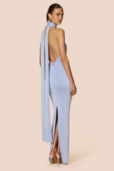 Nookie Crush Halter Gown - Lavendar