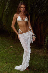 Briana Maxi Skirt - White