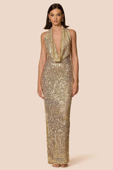 Nookie Suri Gown - Gold