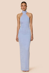 Nookie Crush Halter Gown - Lavendar