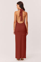Anita Maxi Dress - Rust