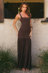 Tahlia Maxi Dress - Bitter Chocolate