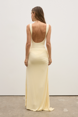 Kalina Maxi Skirt - Lemon