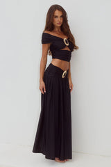 Nivali Maxi Skirt - Black