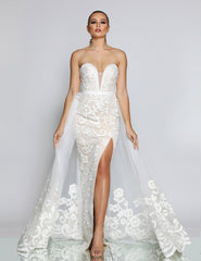 Jadore JX1067 Dress - Ivory/Nude
