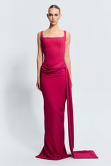 Merle Gown - Raspberry