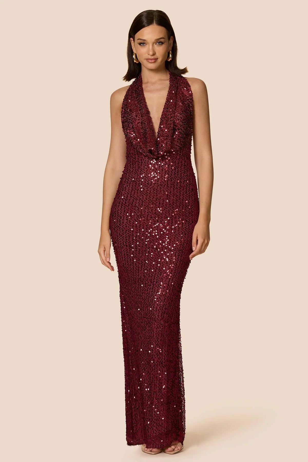 Nookie Suri Gown - Wine